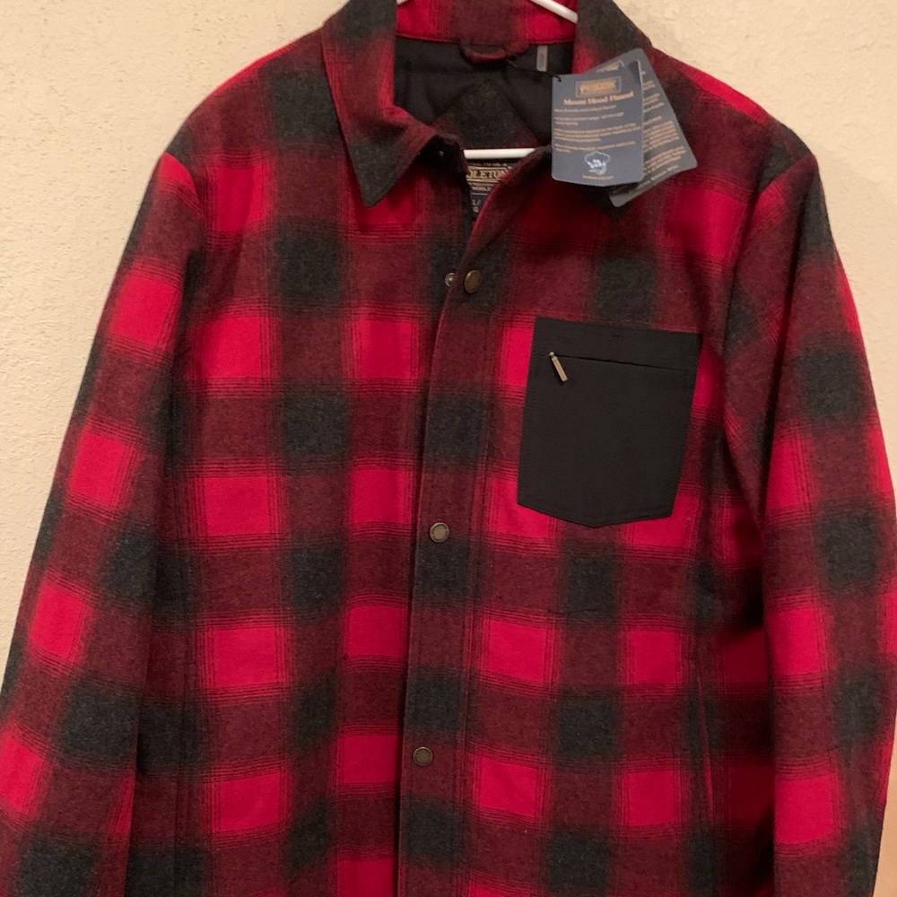 Pendleton wool shirt jacket XL NWT